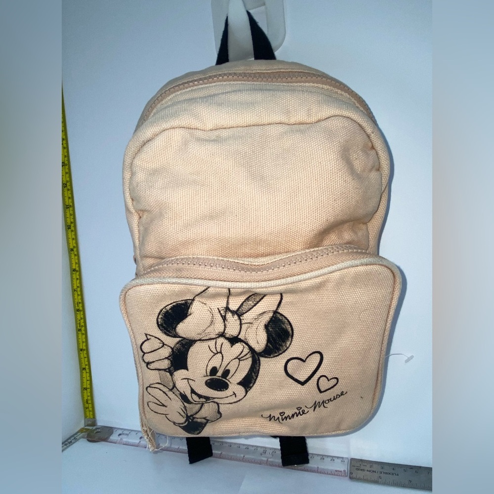 Disney’s baby ZARA Minnie Mouse Mini Backpack. Soft Pink